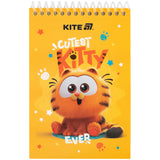 Блокнот на спирали Kite Garfield GF25-196, А6, 48 листов, нелинованный