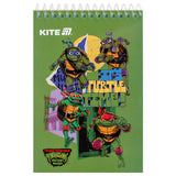 Блокнот на спирали Kite Ninja Turtles NT25-196, А6, 48 листов, нелинованный