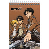 Блокнот на спирали Kite Attack on Titan AT25-196, А6, 48 листов, нелинованный