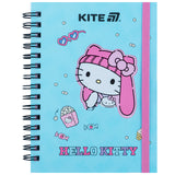 Блокнот на спирали Kite Hello Kitty HK25-229-1, А6, 80 листов, клетка