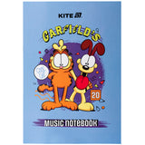 Зошит для нот Kite Garfield GF25-404, A4, 20 аркушів