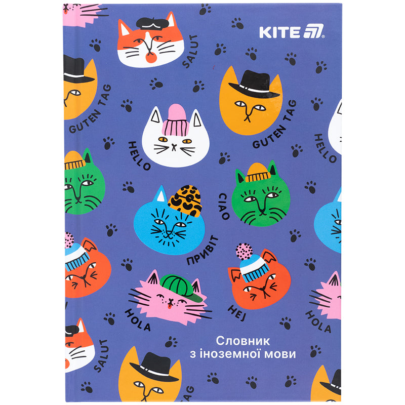 ネイティブ・イングリッシュ Словник для запису іноземних слів Kite Cats K25-407-2, 60 аркушів