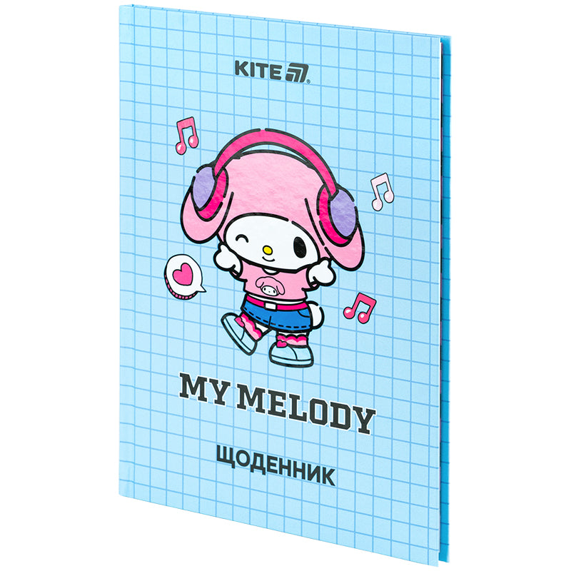 Щоденник шкільний Kite My Melody HK25-262-5, тверда обкладинка
