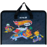 Папка-портфель на молнии Kite Hot Wheels HW25-202, 1 отделение, A4
