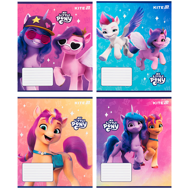Зошит шкільний Kite My Little Pony LP25-235, 12 аркушів, коса