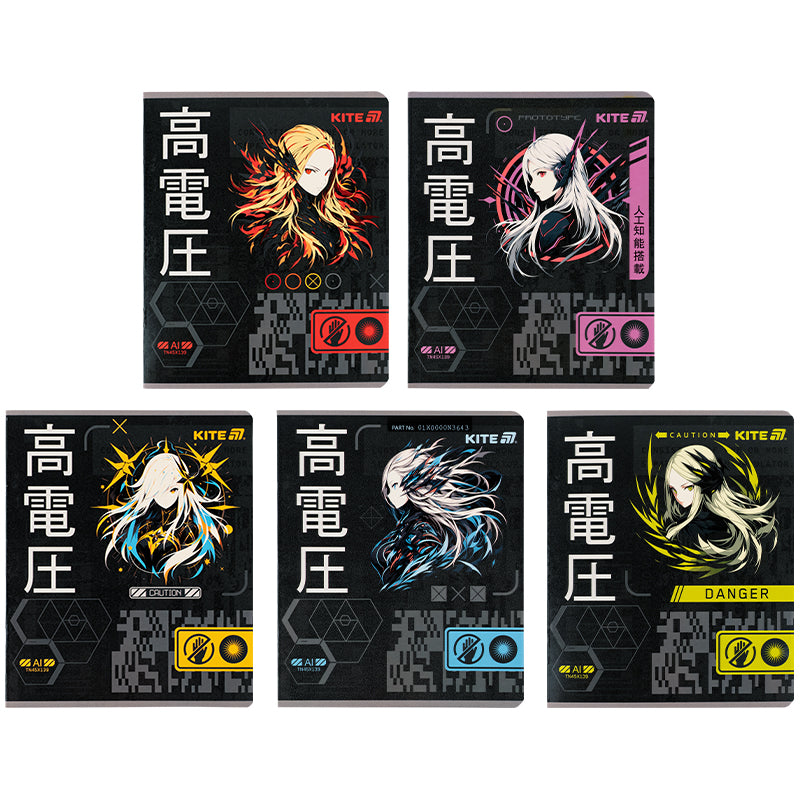 Зошит шкільний Kite Kite Anime K25-239, 24 аркуші, лінія- купити в