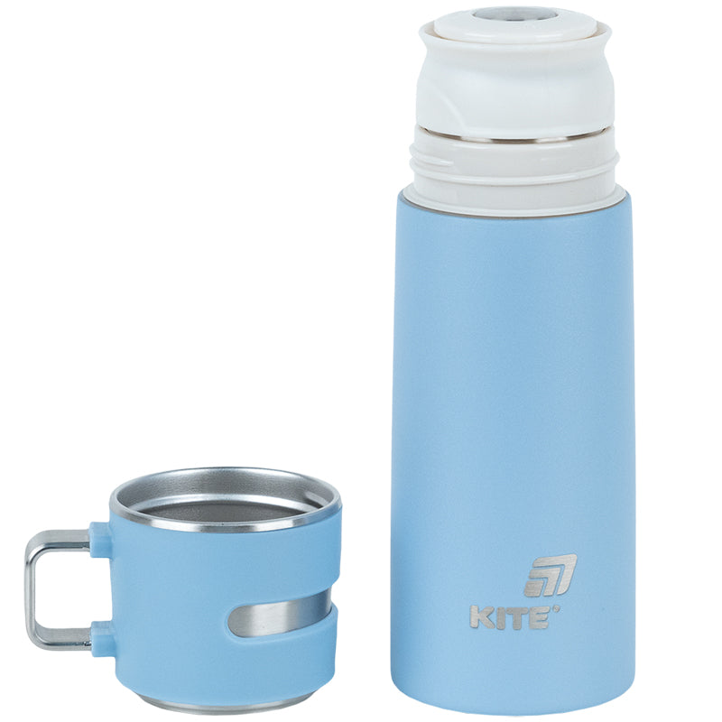 Термос Kite K25-1223-2, 350 мл, блакитний