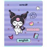 Тетрадь предметная Kite Kuromi HK25-240-8, 48 листов, линия, английский язык