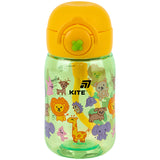 Пляшечка для води Kite K25-1235-3, Zoo, 360 мл, зелена