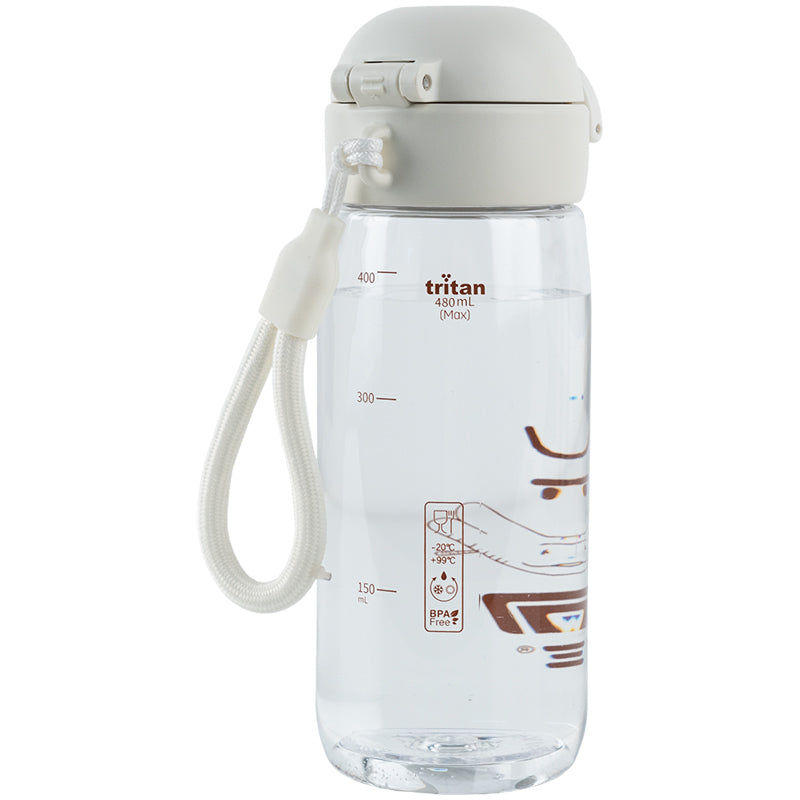 Пляшечка для води Kite K25-1236-1, 480 мл, біла