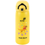 Термос с кнопкой Kite K25-1221-2, Chil mode, 430 мл, желтый