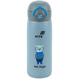 Термос с кнопкой Kite K25-1221-3, Hot style, 430 мл, серый