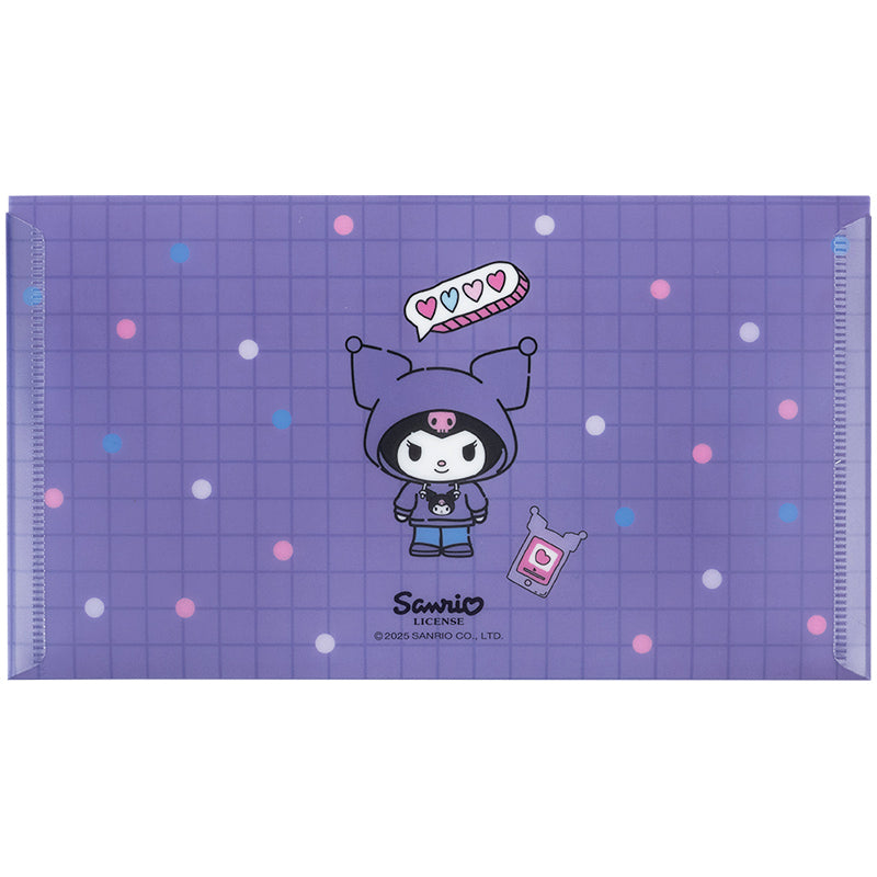 Папка на кнопке Kite Kuromi HK25-246-1, DL