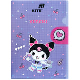 Папка-куточок з клапаном Kite Kuromi HK25-248-1, A4