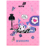 Папка-куточок з клапаном Kite Kuromi HK25-248-2, A4