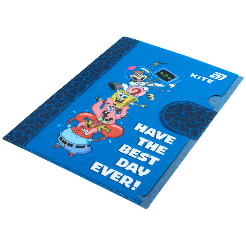 Папка-куточок з клапаном Kite SpongeBob SquarePants SB25-248, A4