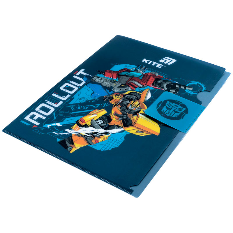 Папка-куточок з клапаном Kite Transformers TF25-248, A4