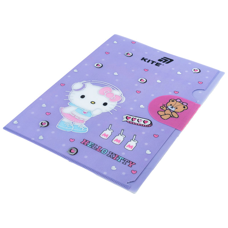 Папка-куточок з клапаном Kite Hello Kitty HK25-248-5, A4