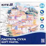 Пастель суха Kite Creative K-201-24, 24 кольори