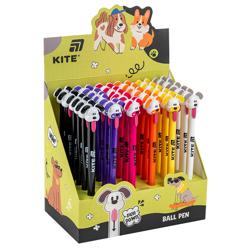 Ручка кулькова автоматична Little puppy K25-028-2, синя