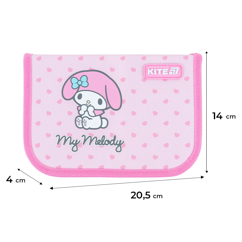 Пенал без наполнения Kite Hello Kitty HK26-621-3, 1 отделение, 1 отворот