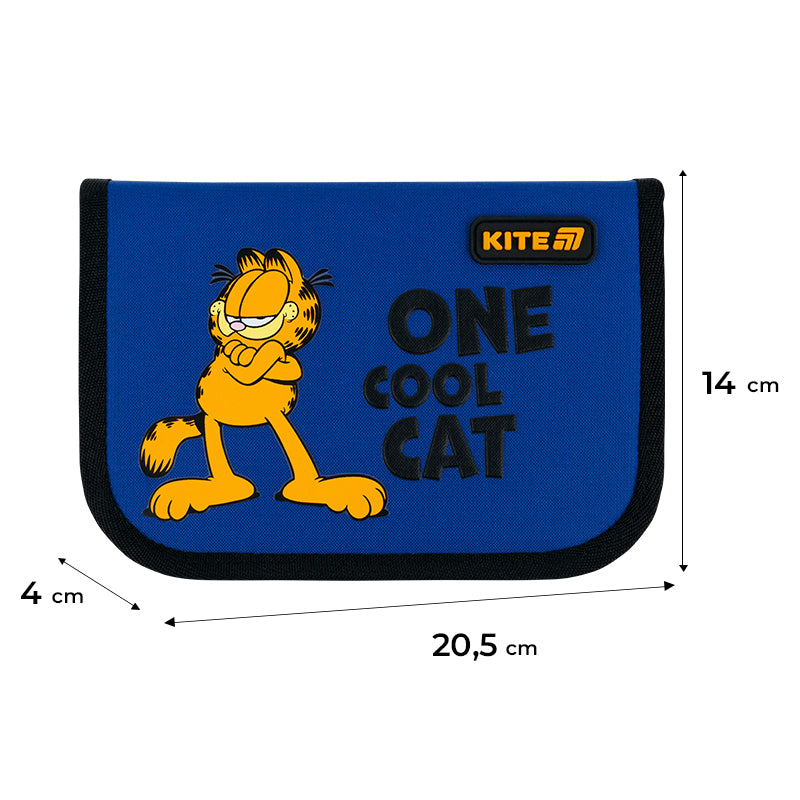 Пенал без наповнення Kite Garfield GF26-621, 1 відділення, 1 відворот