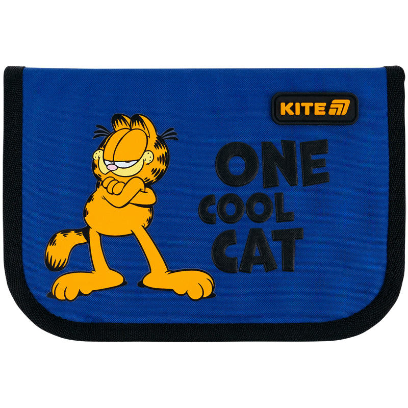 Пенал без наполнения Kite Garfield GF26-621, 1 отделение, 1 отворот