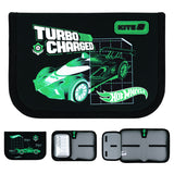 Пенал без наполнения Kite Hot Wheels HW26-621, 1 отделение, 1 отворот