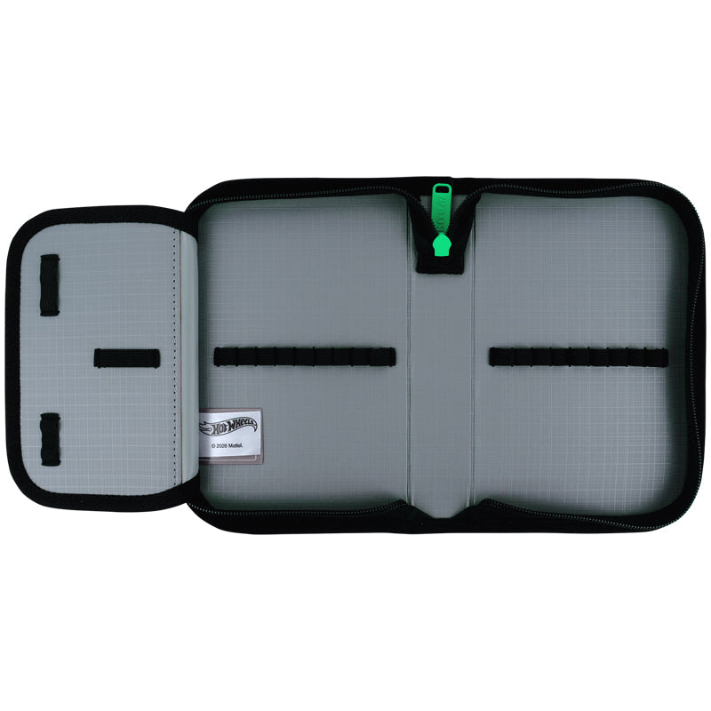 Пенал без наполнения Kite Hot Wheels HW26-621, 1 отделение, 1 отворот