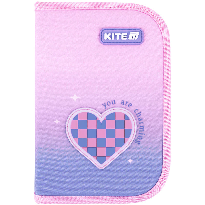 Пенал без наполнения Kite Charming K26-621-1, 1 отделение, 1 отворот