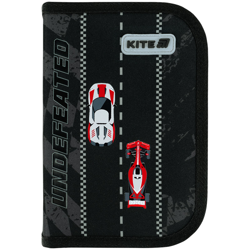 Пенал без наполнения Kite Race&Win K26-621-4, 1 отделение, 1 отворот