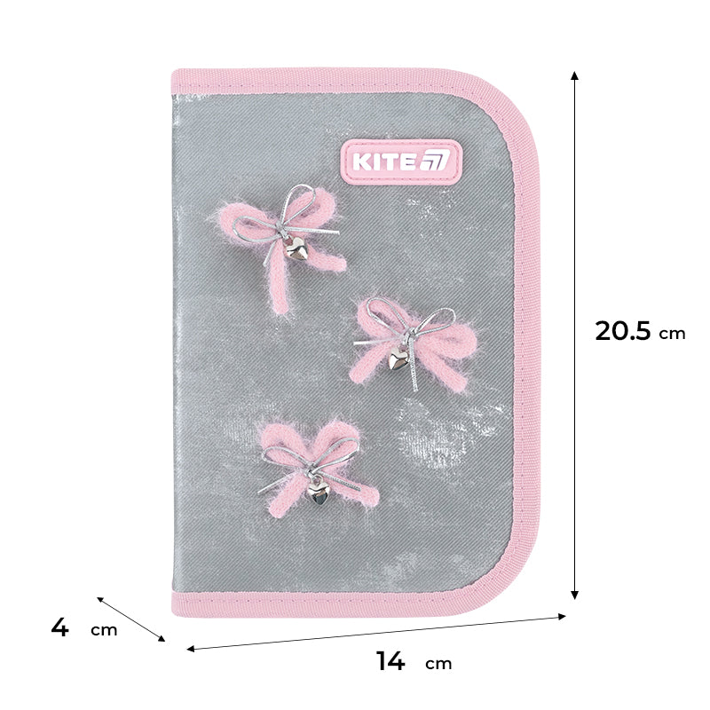 Пенал без наполнения Kite Velvet Dream K26-621-7, 1 отделение, 1 отворот