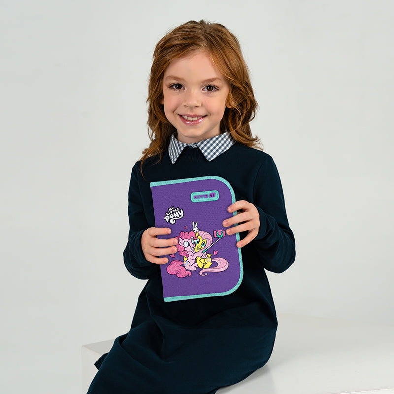 Пенал без наповнення Kite My Little Pony LP26-622, 1 відділення, 2 відвороти