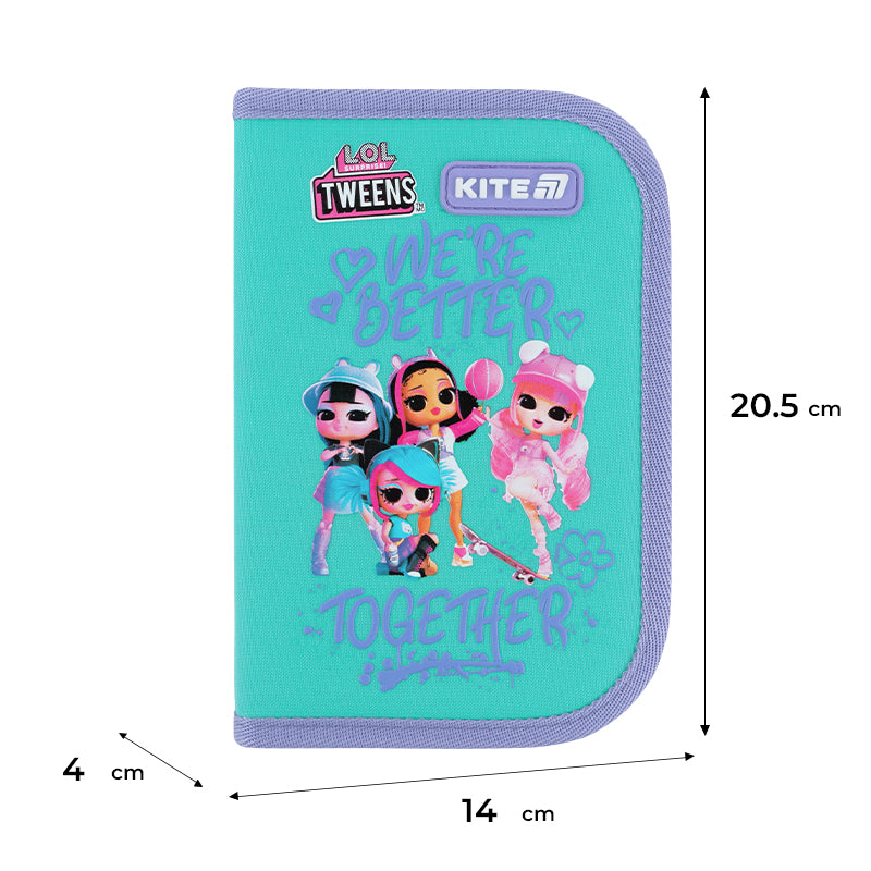 Пенал без наполнения LOL LO26-622, 1 отделение, 2 отворот