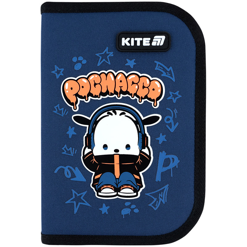 Пенал без наповнення Kite Pochacco PC26-622, 1 відділення, 2 відвороти