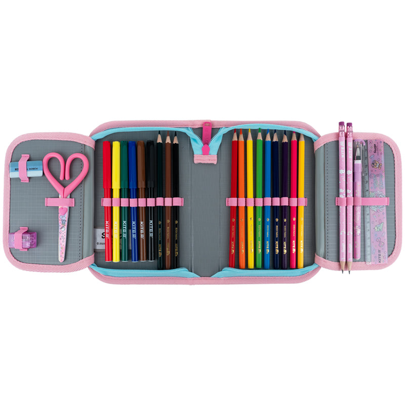 Пенал з наповненням Kite Hello Kitty HK26-622H, 1 відділення, 2 відвороти