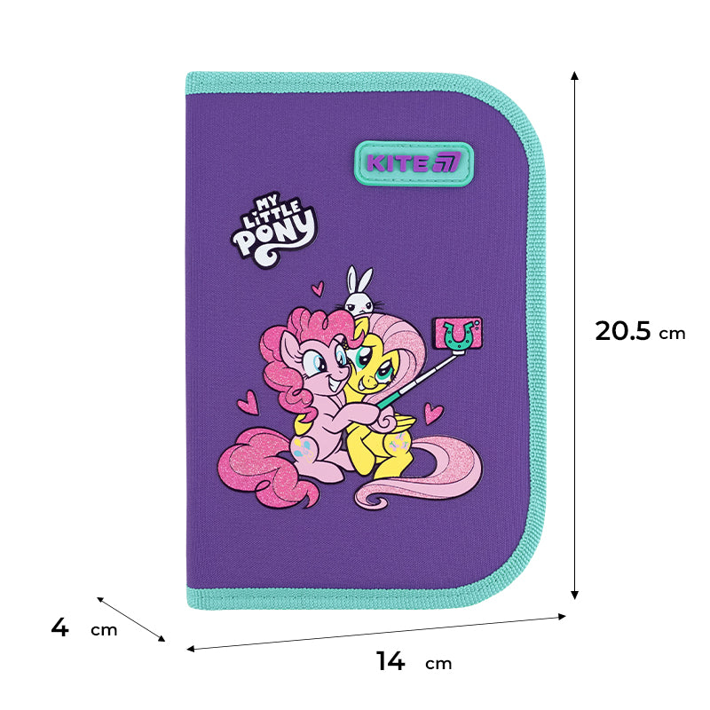 Пенал з наповненням Kite My Little Pony LP26-622H, 1 відділення, 2 відвороти