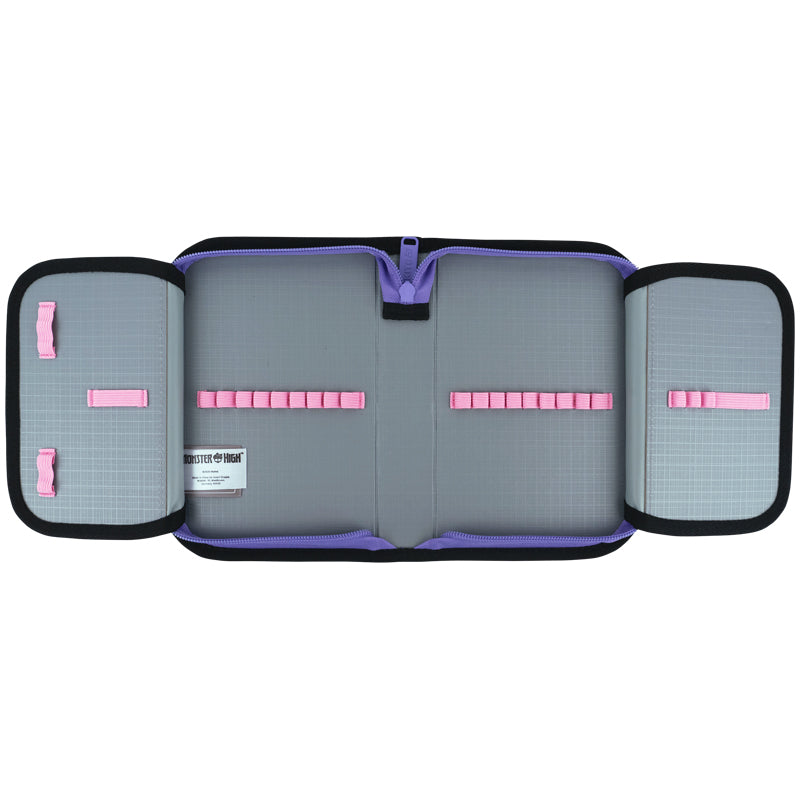 Пенал з наповненням Kite Monster High MH26-622H, 1 відділення, 2 відвороти