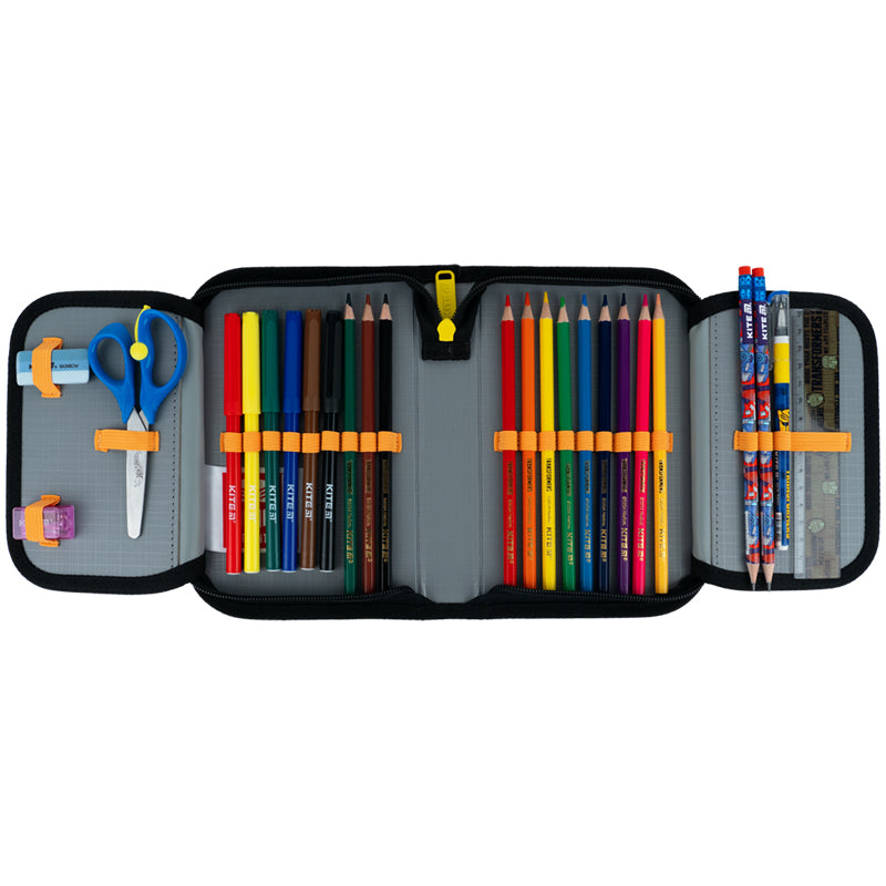 Пенал с наполнением Kite  Transformers TF26-622H, 1 отделение, 2 отворот