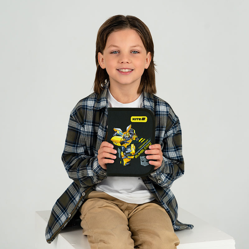 Пенал с наполнением Kite  Transformers TF26-622H, 1 отделение, 2 отворот