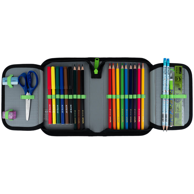 Пенал з наповненням Kite Good Game K26-622H-2, 1 відділення, 2 відвороти
