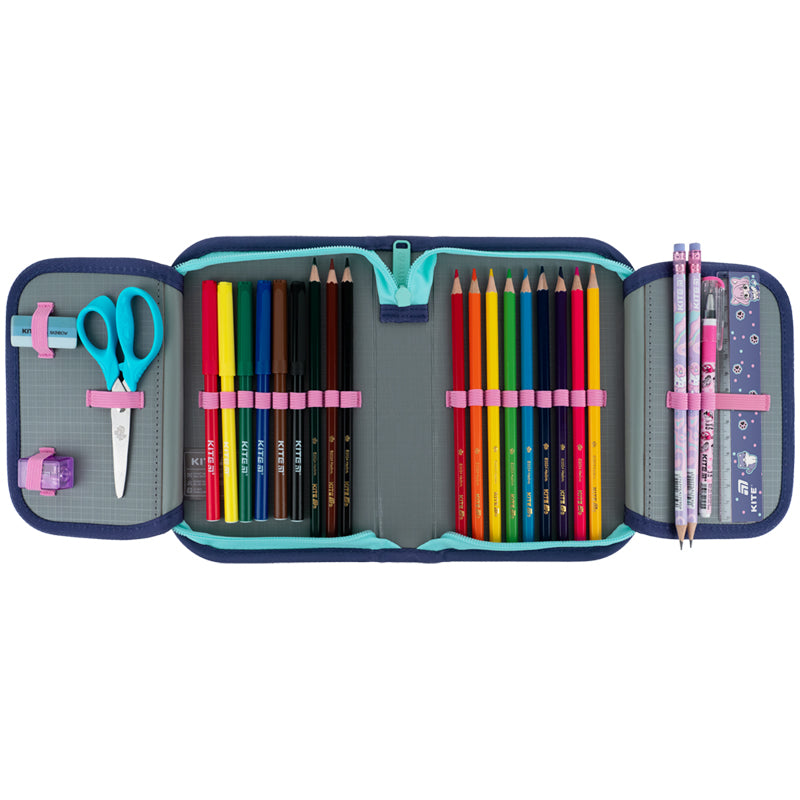 Пенал с наполнением Kite  Be Friends K26-622H-3, 1 отделение, 2 отворот