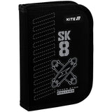 Пенал с наполнением Kite  Skate K26-622H-4, 1 отделение, 2 отворот