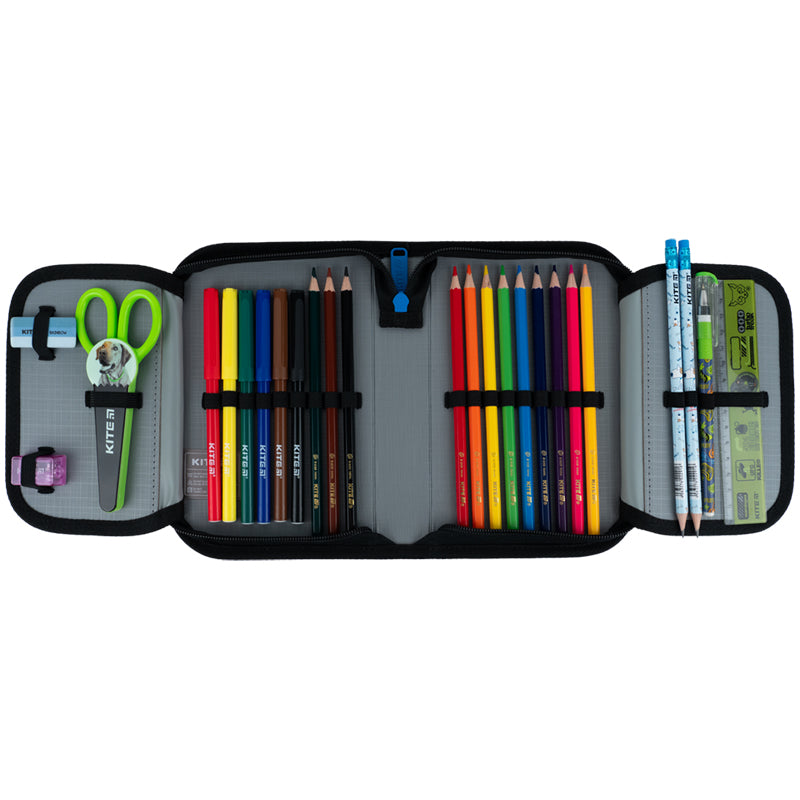 Пенал з наповненням Kite Level UP K26-622H-6, 1 відділення, 2 відвороти
