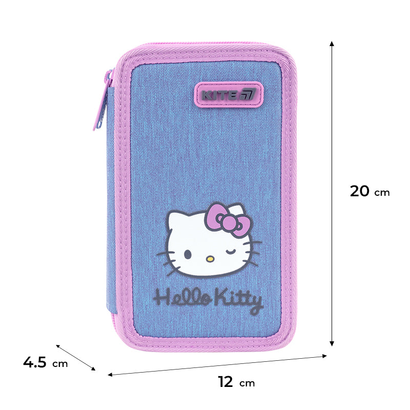Пенал без наполнения Kite Hello Kitty HK26-623, 2 отделения
