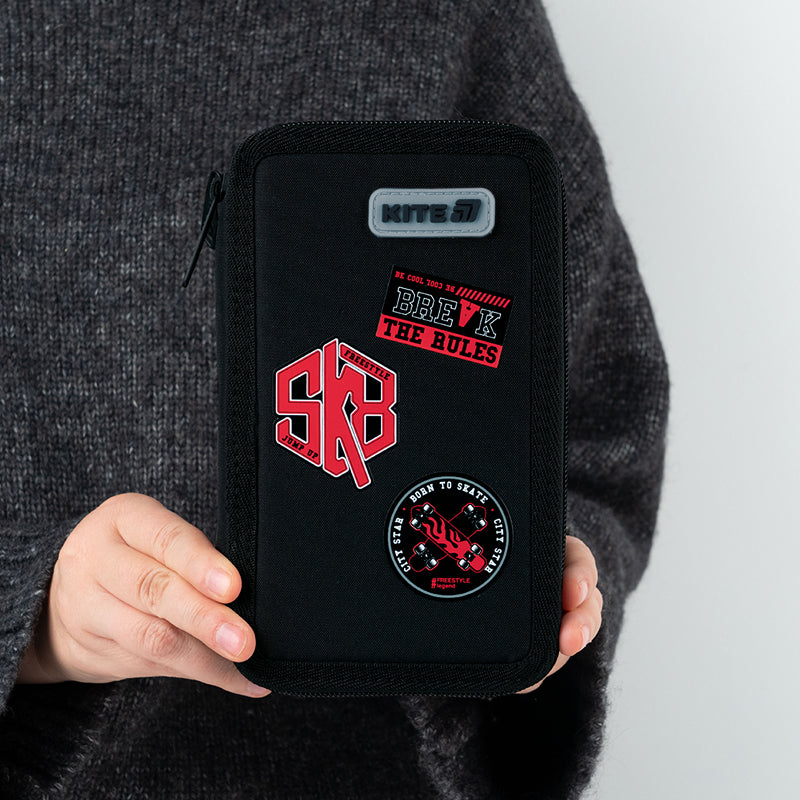 Пенал без наповнення Kite Break the Rules K26-623-4, 2 відділення