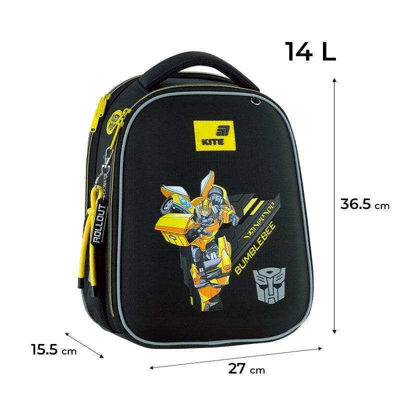 Рюкзак шкільний каркасний Kite Education Transformers TF26-555S