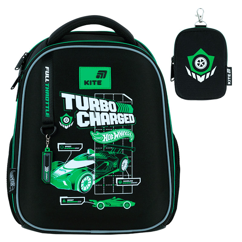 Рюкзак шкільний каркасний Kite Education Hot Wheels HW26-555S