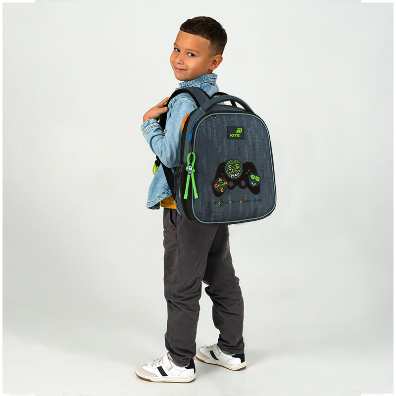 Рюкзак шкільний каркасний Kite Education Good Game K26-555S-5