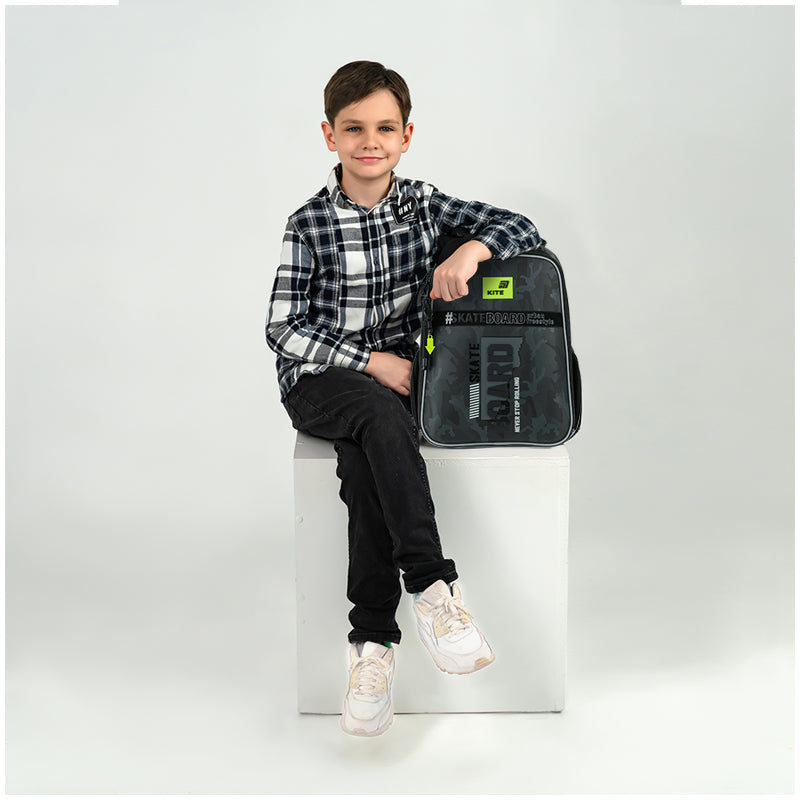 Рюкзак шкільний каркасний Kite Education SK8 Board K26-531M-2